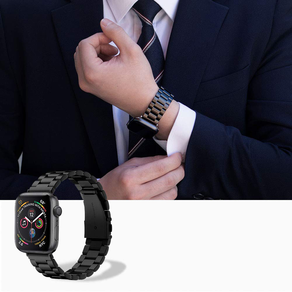 Oryginalne etui od marki Spigen z serii Band Modern Fit dla Apple Watch 44 mm 4 oraz 42mm 1,2,3